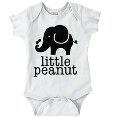 Elephant Peanut Romper Bodysuit-Direct To Garment Print-Brisco Baby