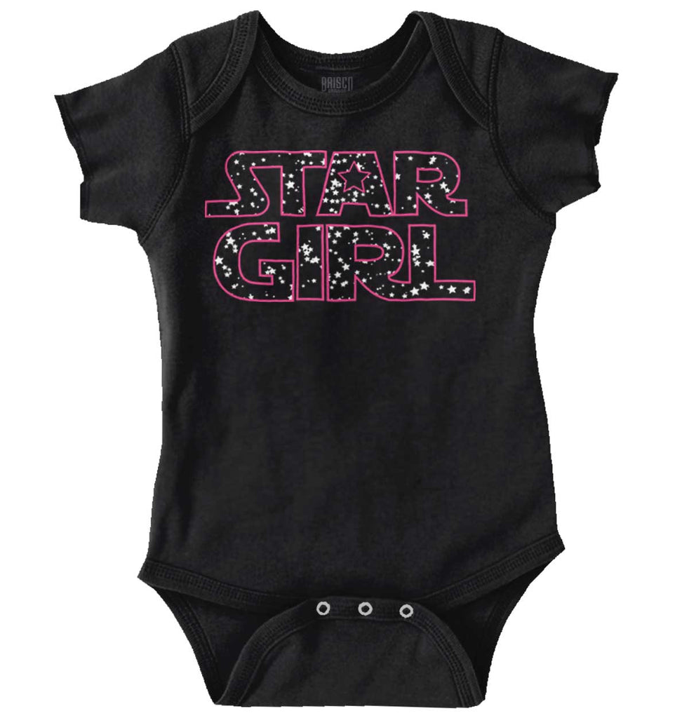 Star Girl Romper Bodysuit-Direct To Garment Print-Brisco Baby