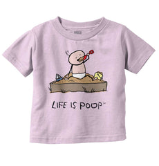 Eating Sand Infant Toddler T Shirt-Direct To Garment Print-Brisco Baby