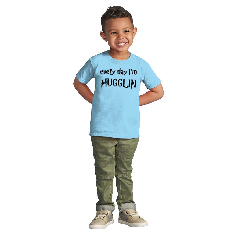 Every Day I'm Mugglin' Infant Toddler T Shirt-Direct To Garment Print-Brisco Baby