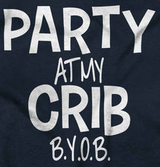 Party At My Crib Infant Toddler T Shirt-Direct To Garment Print-Brisco Baby