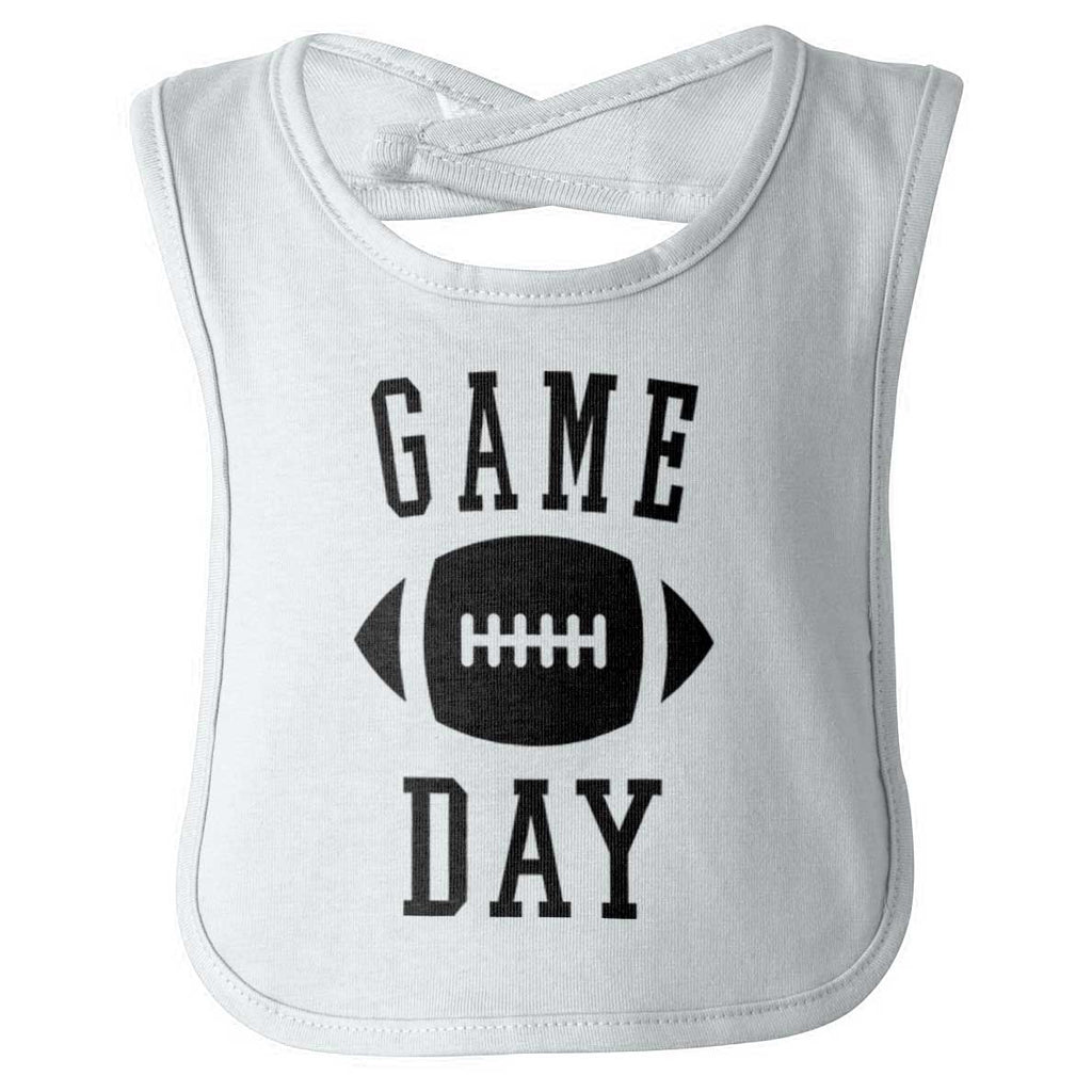 Game Day Infant Baby Bib-Direct To Garment Print-Brisco Baby