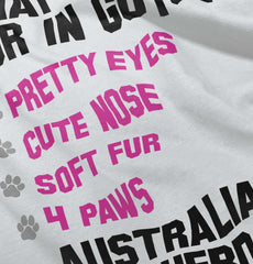 Aus Shepherd List Romper Bodysuit-Direct To Garment Print-Brisco Baby