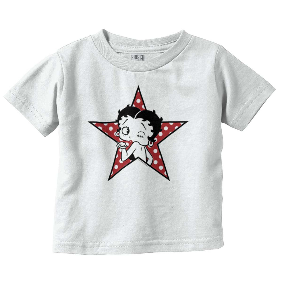 Betty Star Infant Toddler T Shirt-Direct To Garment Print-Brisco Baby