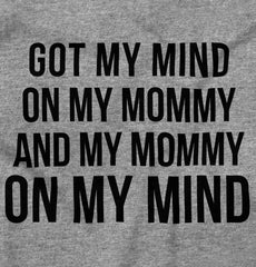 Mind On Mommy Romper Bodysuit-Direct To Garment Print-Brisco Baby
