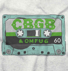 Cassette CBGB Infant Toddler T Shirt-Direct To Garment Print-Brisco Baby