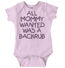 Backrub Romper Bodysuit-Direct To Garment Print-Brisco Baby