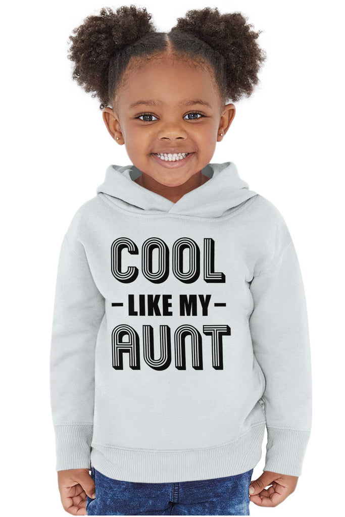 Aunt is Single Toddler Pullover Hoodie-Direct To Garment Print-Brisco Baby