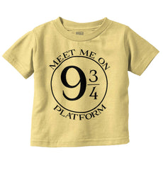 Meet Platform 9 3/4 Infant Toddler T Shirt-Direct To Garment Print-Brisco Baby