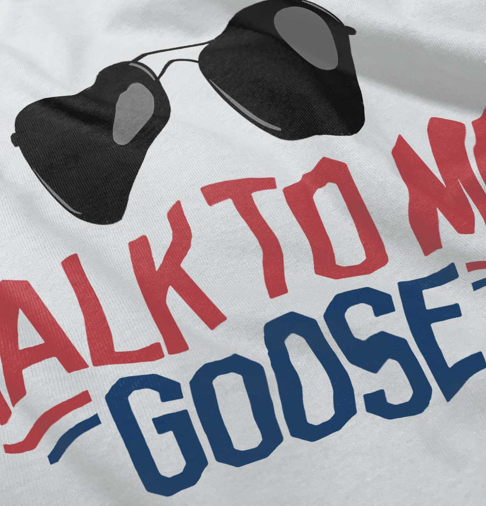 Talk To Me Goose Romper Bodysuit-Direct To Garment Print-Brisco Baby