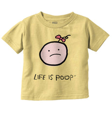 Girl Logo Infant Toddler T Shirt-Direct To Garment Print-Brisco Baby