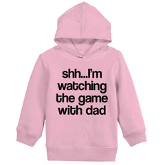 Watching the Game Toddler Pullover Hoodie-Direct To Garment Print-Brisco Baby