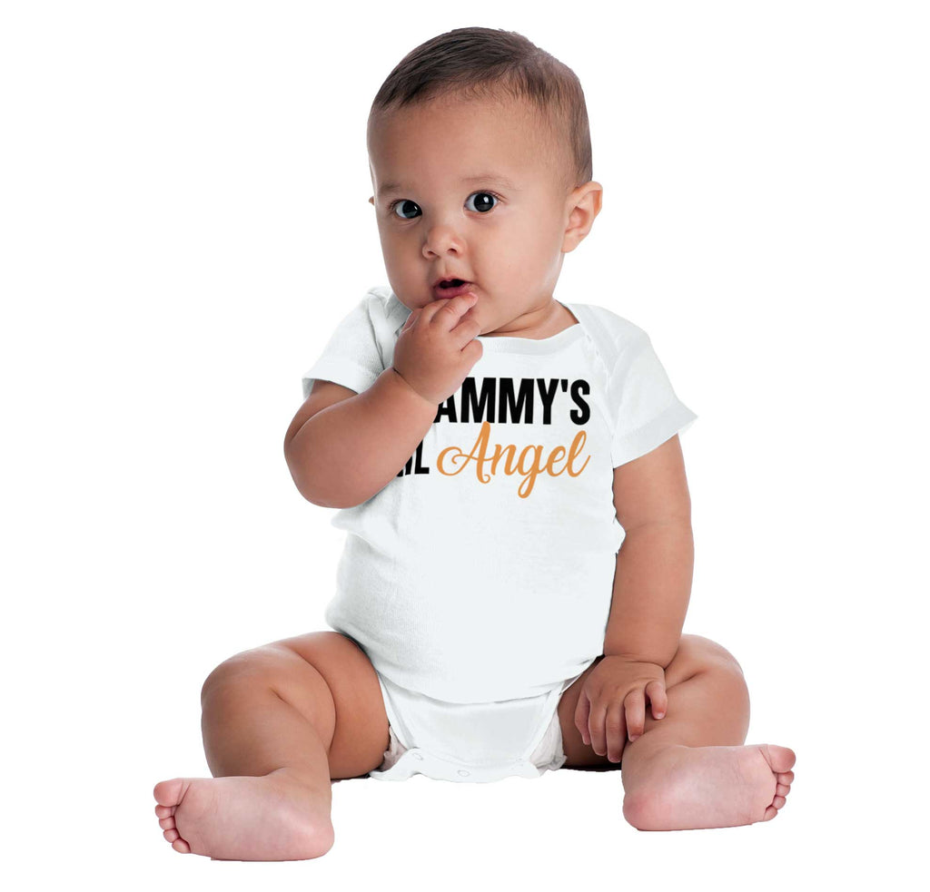 Grammy's Lil Angel Romper Bodysuit-Direct To Garment Print-Brisco Baby