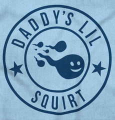 Daddy's Lil Squirt Romper Bodysuit-Direct To Garment Print-Brisco Baby