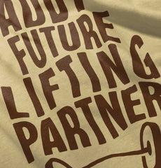 Lifting Partner Romper Bodysuit-Direct To Garment Print-Brisco Baby