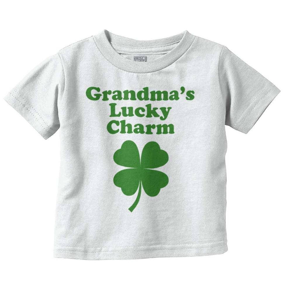 Grandma's Lucky Charm Infant Toddler T Shirt-Direct To Garment Print-Brisco Baby