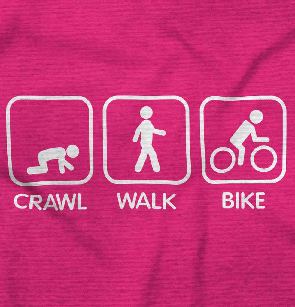 Crawl Walk Bike Solid Baby Pajama Top-Direct To Garment Print-Brisco Baby