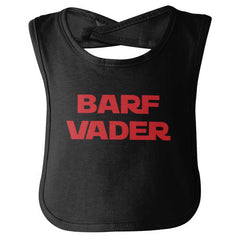 Barf Vader Infant Baby Bib-Direct To Garment Print-Brisco Baby