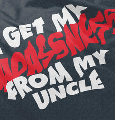 Badass Uncle Football Romper Bodysuit-Direct To Garment Print-Brisco Baby