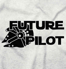 Future Pilot Infant Baby Bib-Direct To Garment Print-Brisco Baby