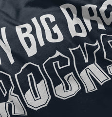 My Big Bro Rocks Infant Toddler T Shirt-Direct To Garment Print-Brisco Baby