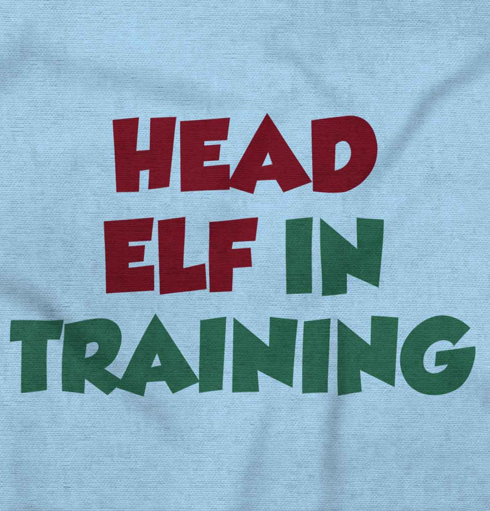 Head Elf Training Infant Baby Bib-Direct To Garment Print-Brisco Baby