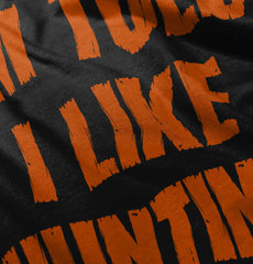 Im Told I Like Hunting Romper Bodysuit-Direct To Garment Print-Brisco Baby