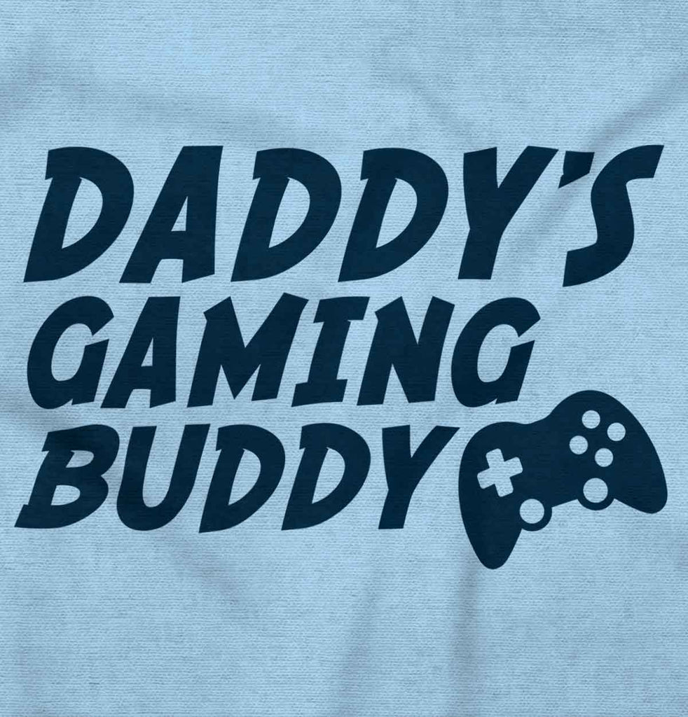 Daddy's Gaming Buddy Infant Baby Bib-Direct To Garment Print-Brisco Baby