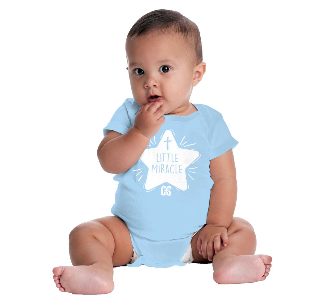Little Miracle Romper Bodysuit-Direct To Garment Print-Brisco Baby