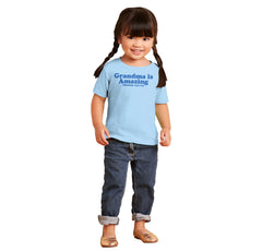 Grandma Amazing Infant Toddler T Shirt-Direct To Garment Print-Brisco Baby