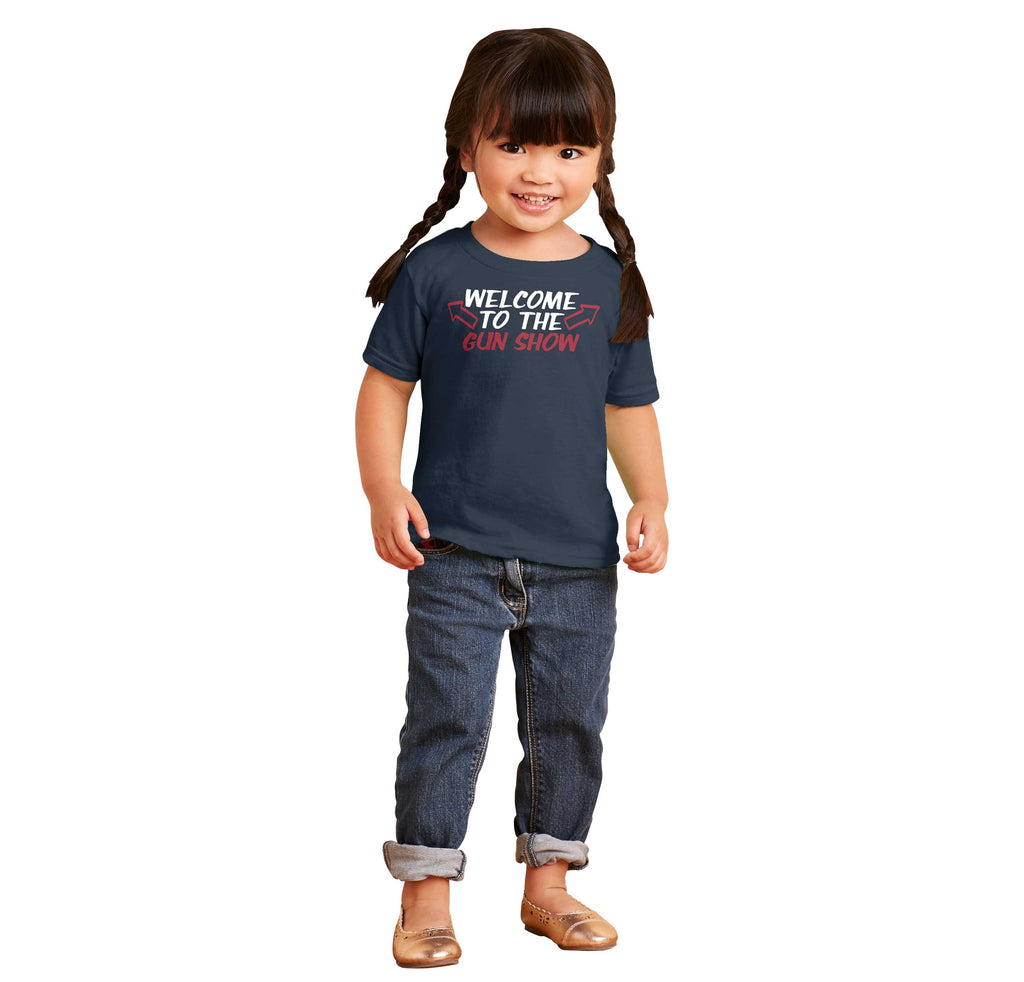 Gun Show Infant Toddler T Shirt-Direct To Garment Print-Brisco Baby