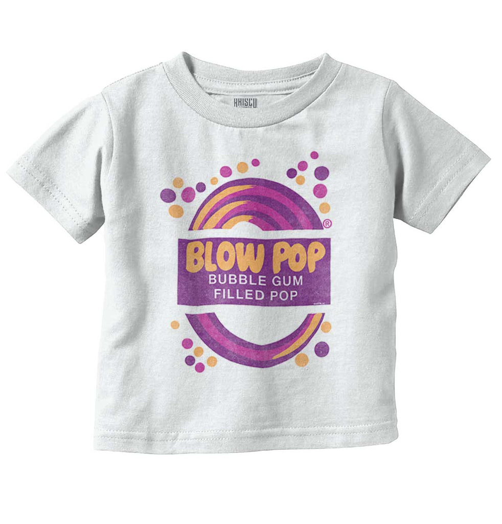 Classic Blow Pop Infant Toddler T Shirt-Direct To Garment Print-Brisco Baby
