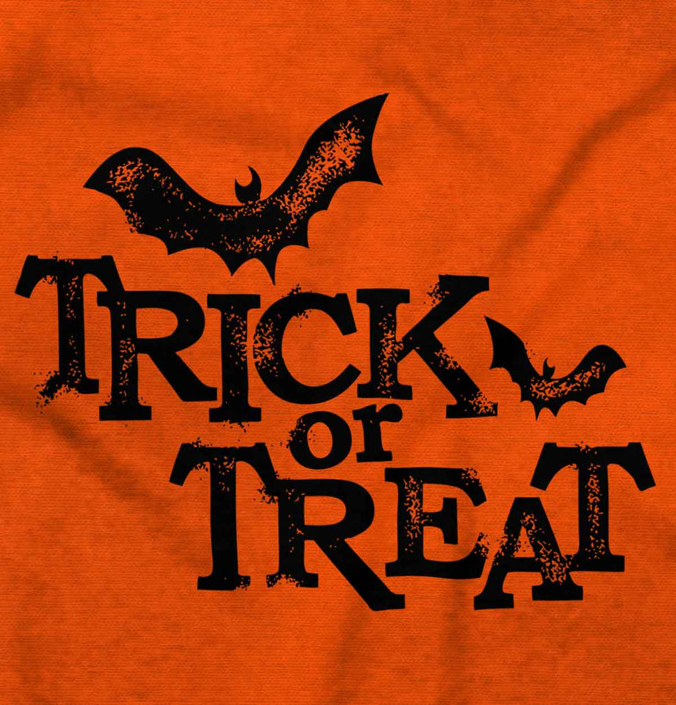 Trick or Treat Bats Infant Toddler T Shirt-Direct To Garment Print-Brisco Baby