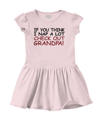 Check Out Grandpa Solid Baby Infant Dress-Direct To Garment Print-Brisco Baby