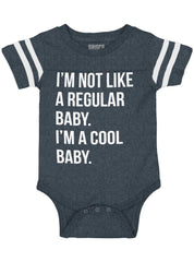 Cool Baby Football Romper Bodysuit-Direct To Garment Print-Brisco Baby