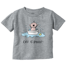 Crying Bath Infant Toddler T Shirt-Direct To Garment Print-Brisco Baby