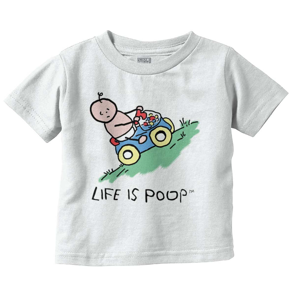 Uphill Baby Car Infant Toddler T Shirt-Direct To Garment Print-Brisco Baby