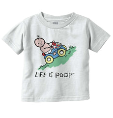 Uphill Baby Car Infant Toddler T Shirt-Direct To Garment Print-Brisco Baby
