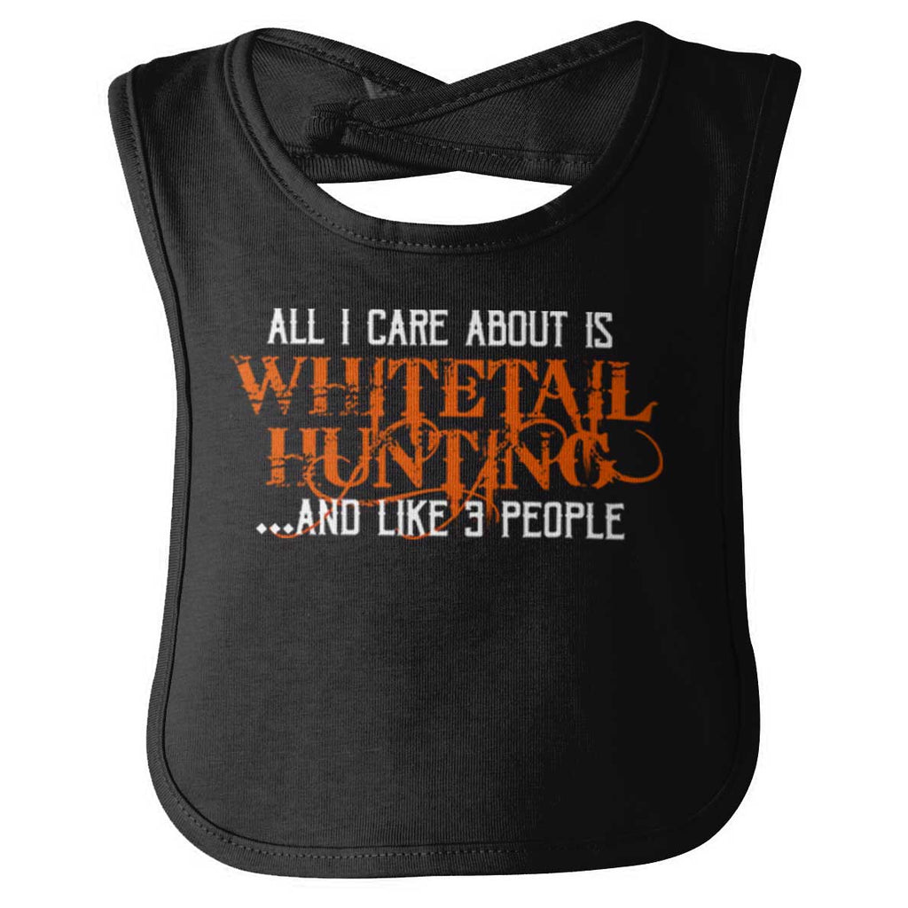 Whitetail Hunting Season Infant Baby Bib-Direct To Garment Print-Brisco Baby