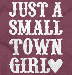 Small Town Girl Toddler Football Jersey Tee-Direct To Garment Print-Brisco Baby