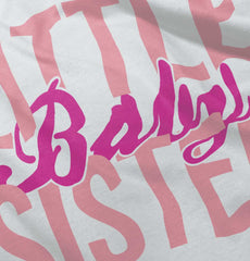 Little Baby Sister Infant Toddler T Shirt-Direct To Garment Print-Brisco Baby