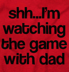 Watching the Game Toddler Pullover Hoodie-Direct To Garment Print-Brisco Baby