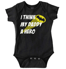 Daddy Is Batman Romper Bodysuit-Misc-Brisco Baby