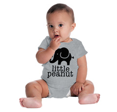 Elephant Peanut Romper Bodysuit-Direct To Garment Print-Brisco Baby