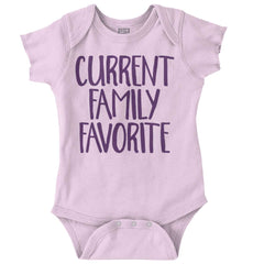 Family Favorite Romper Bodysuit-Direct To Garment Print-Brisco Baby