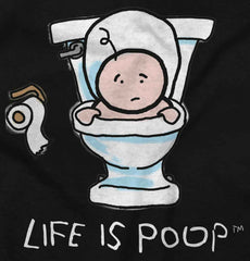 Baby Toilet Infant Toddler T Shirt-Direct To Garment Print-Brisco Baby