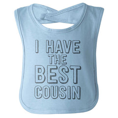 Best Cousin Infant Baby Bib-Direct To Garment Print-Brisco Baby