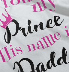 Prince Daddy Infant Baby Bib-Direct To Garment Print-Brisco Baby