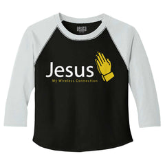 Jesus Connection Toddler Baseball-Direct To Garment Print-Brisco Baby