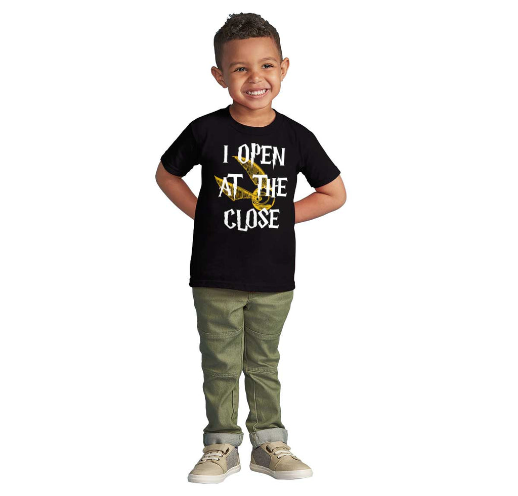 Open At The Close Infant Toddler T Shirt-Direct To Garment Print-Brisco Baby